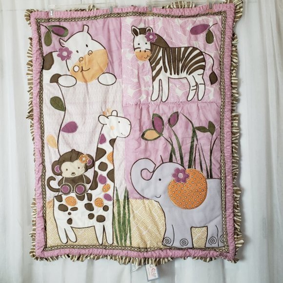 Cocalo Bedding Cocalo Jacana Jungle Crib Bedding Quilt Set Nwt Poshmark